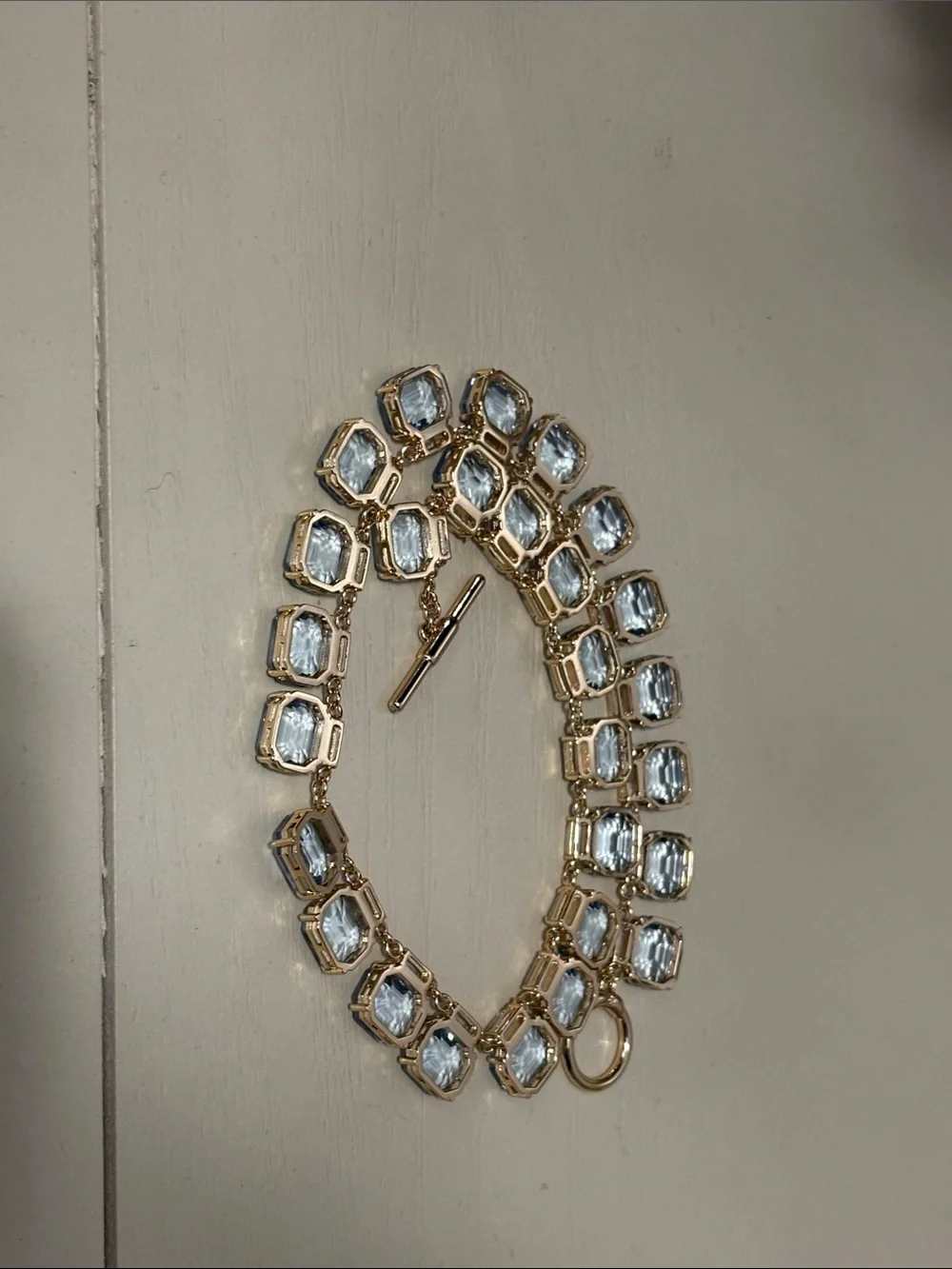 Lauren Ralph Lauren Light Blue Statement Necklace - Picture 7 of 7